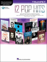 12 Pop Hits Trumpet Book with Online Audio Access cover